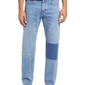 FRAME MODERN BLOCKING STRAIGHT LEG DENIM JEANS SIZE 36 NWT